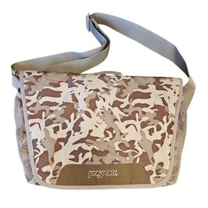 Jansport Camo Laptop Backpack Wide Strap Bag